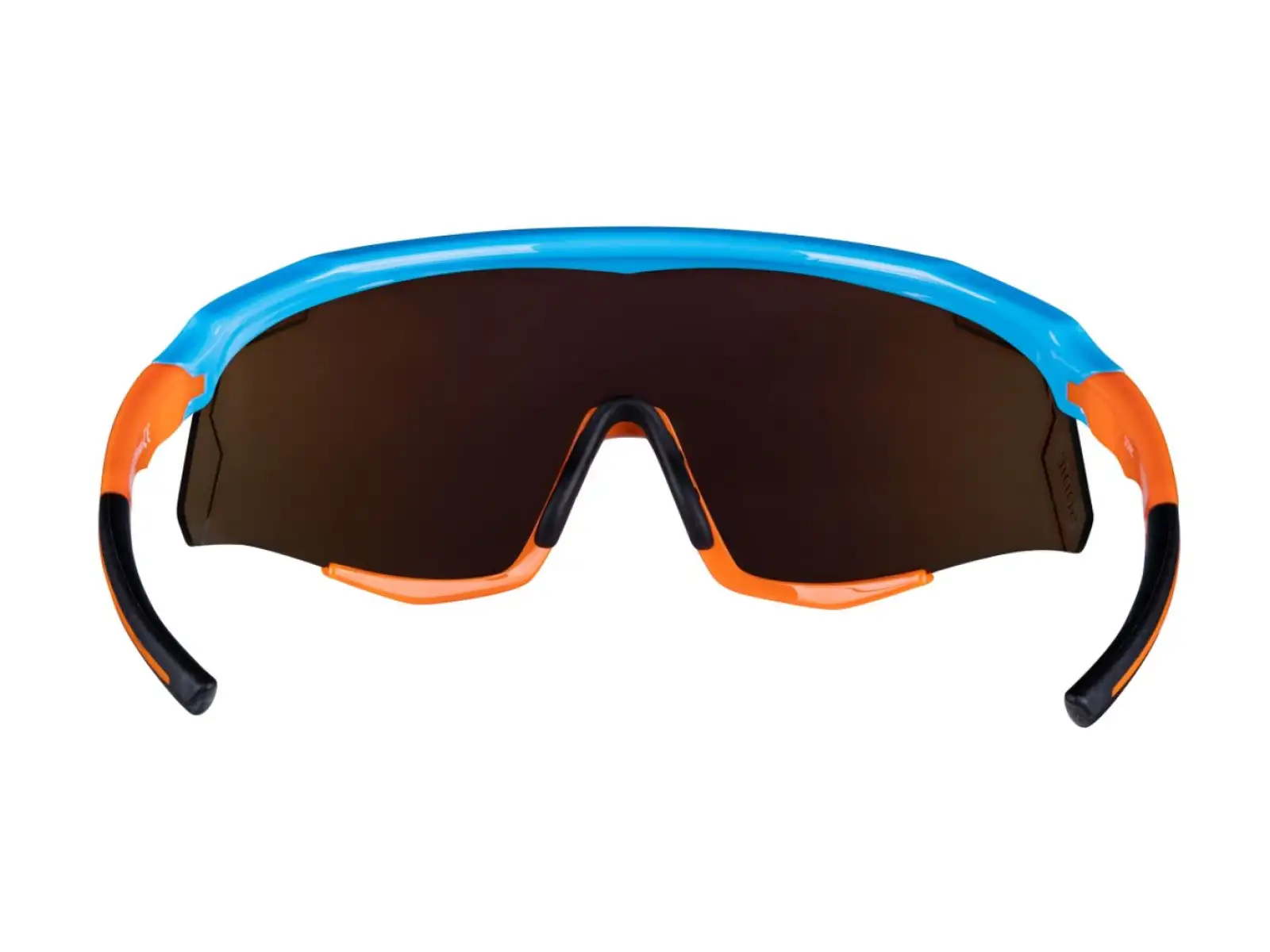 Force Sonic cyklistické brýle modrá/oranžová, modrá zrcadlová skla