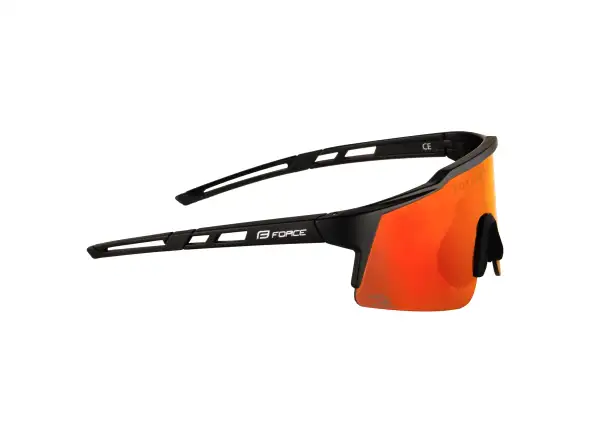 Force Nitro junior cyklistické brýle černé/červené zrcadlové sklo