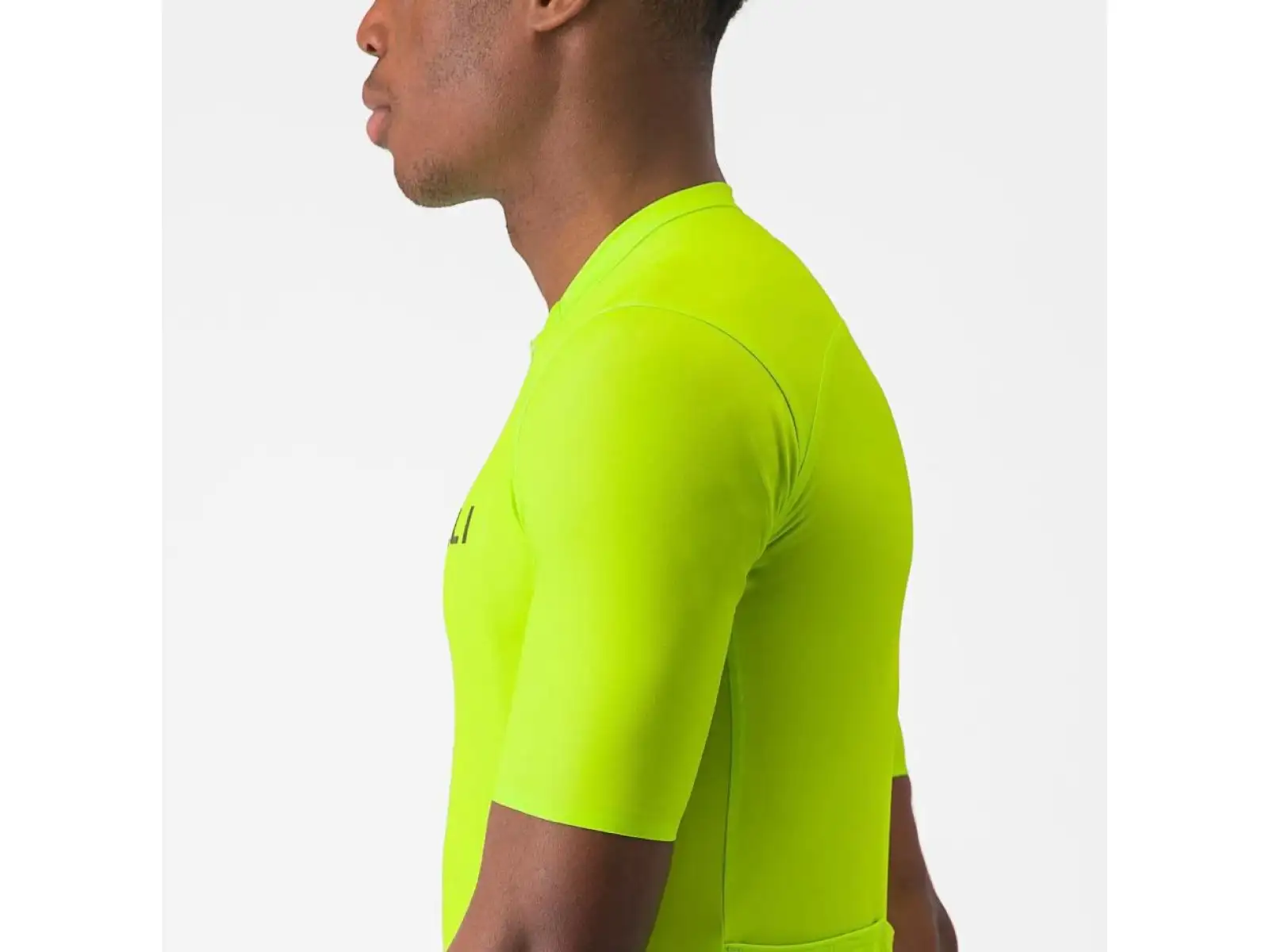 Castelli Elements pánský dres krátký rukáv Electric Lime