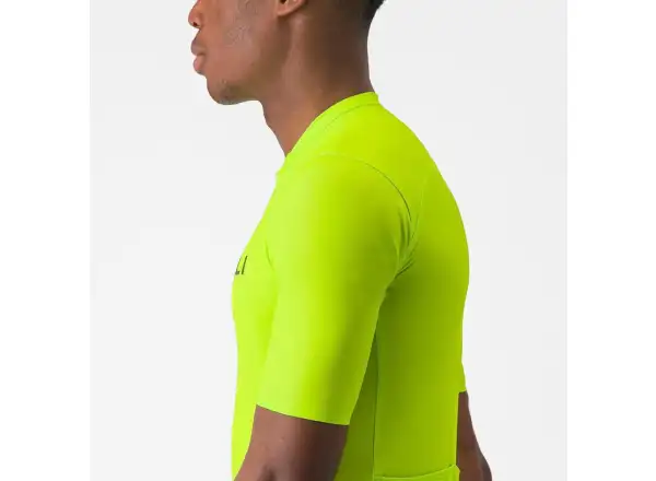 Castelli Elements pánský dres krátký rukáv Electric Lime