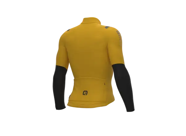Alé R-EV1 Warm Race 2.0 pánský zimní dres dlouhý rukáv yellow
