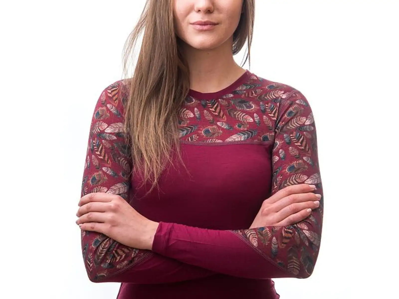 Sensor Merino Impress dámské triko dlouhý rukáv Lilla/Feather