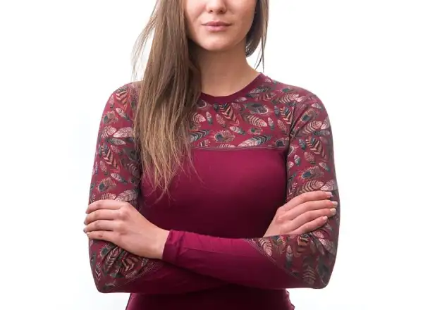 Sensor Merino Impress dámské triko dlouhý rukáv Lilla/Feather