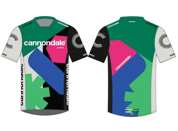 Cannondale CFR Replica pánský dres krátký rukáv černá/bílá/zelená