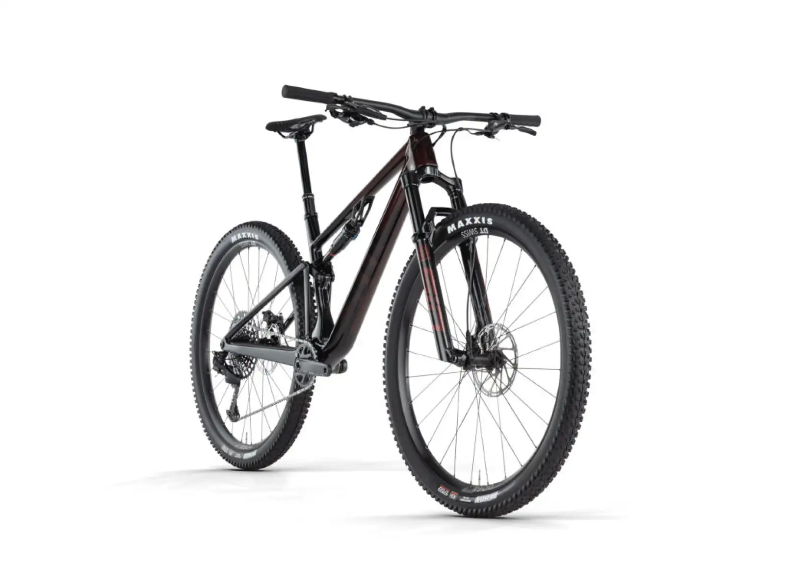BMC Fourstroke LT ONE celoodpružené kolo Bordeaux Red/Black