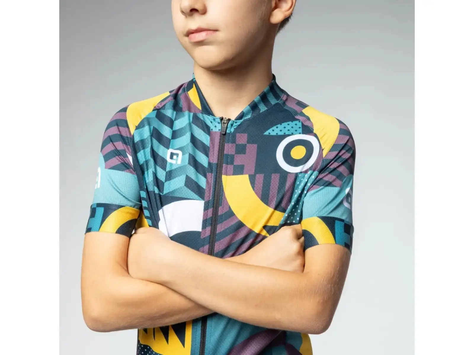 Alé Kid Games dětský dres Cocoa Brown