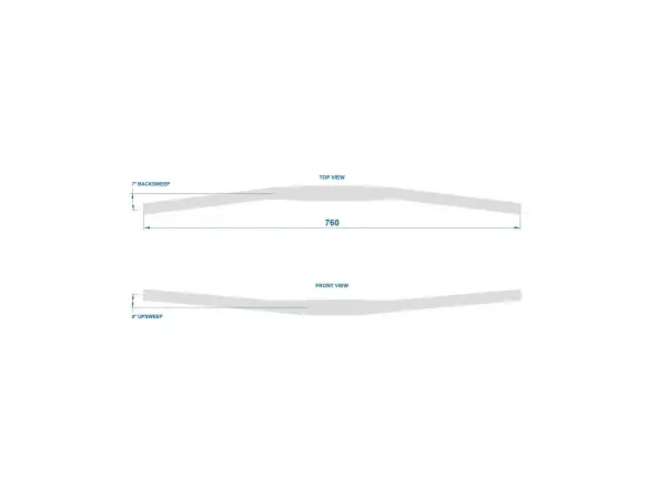 Ritchey Superlogic Zero Rise 760mm řidítka