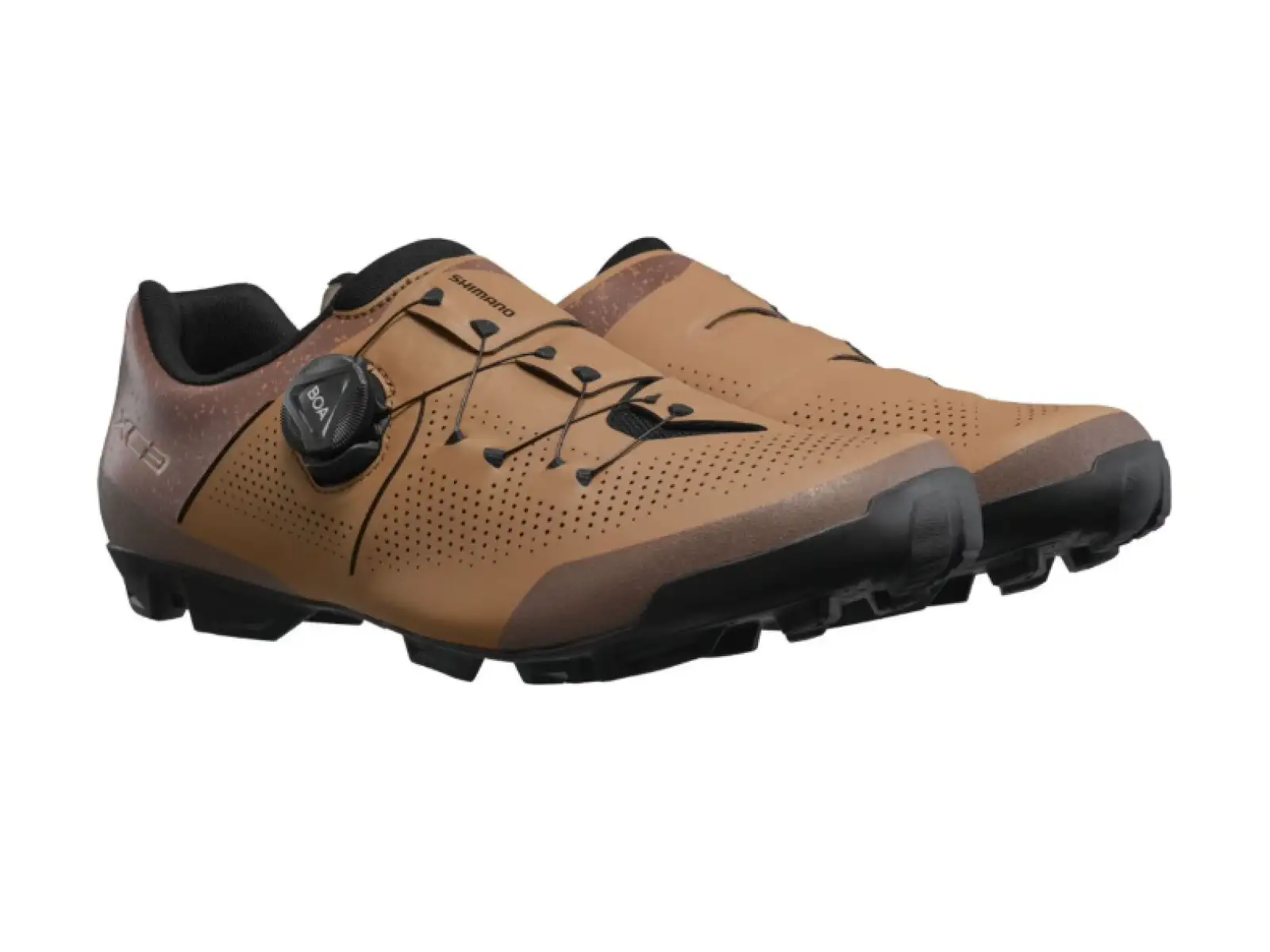 Shimano SH-XC302 Wide pánské MTB tretry hnědá