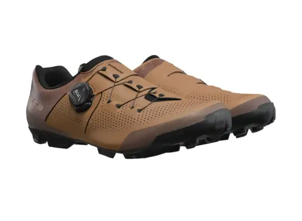Shimano SH-XC302 Wide pánské MTB tretry hnědá