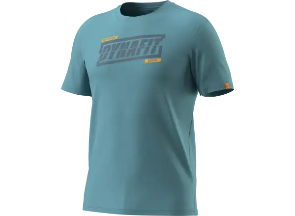 Dynafit Graphic Cotton pánské triko krátký rukáv Smoke Blue/Tabloid