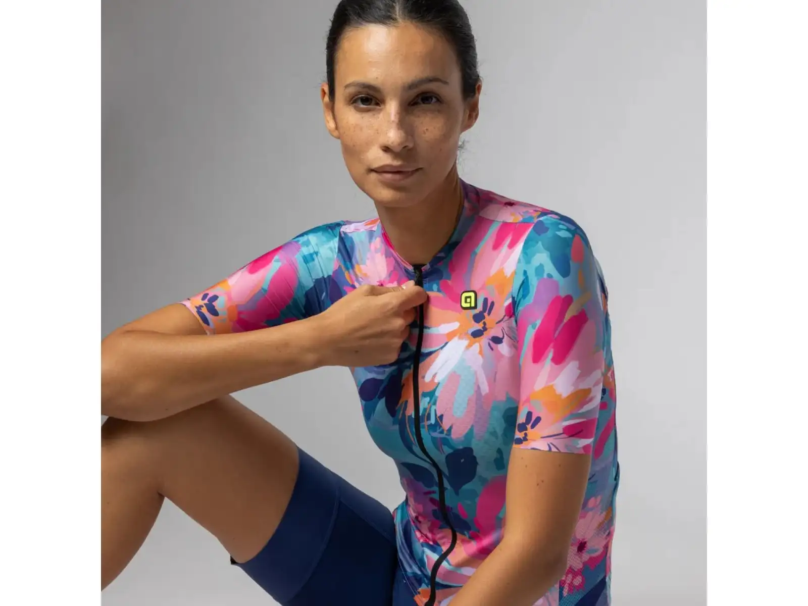 Alé PR-E Jardin dámský dres krátký rukáv Multicolor
