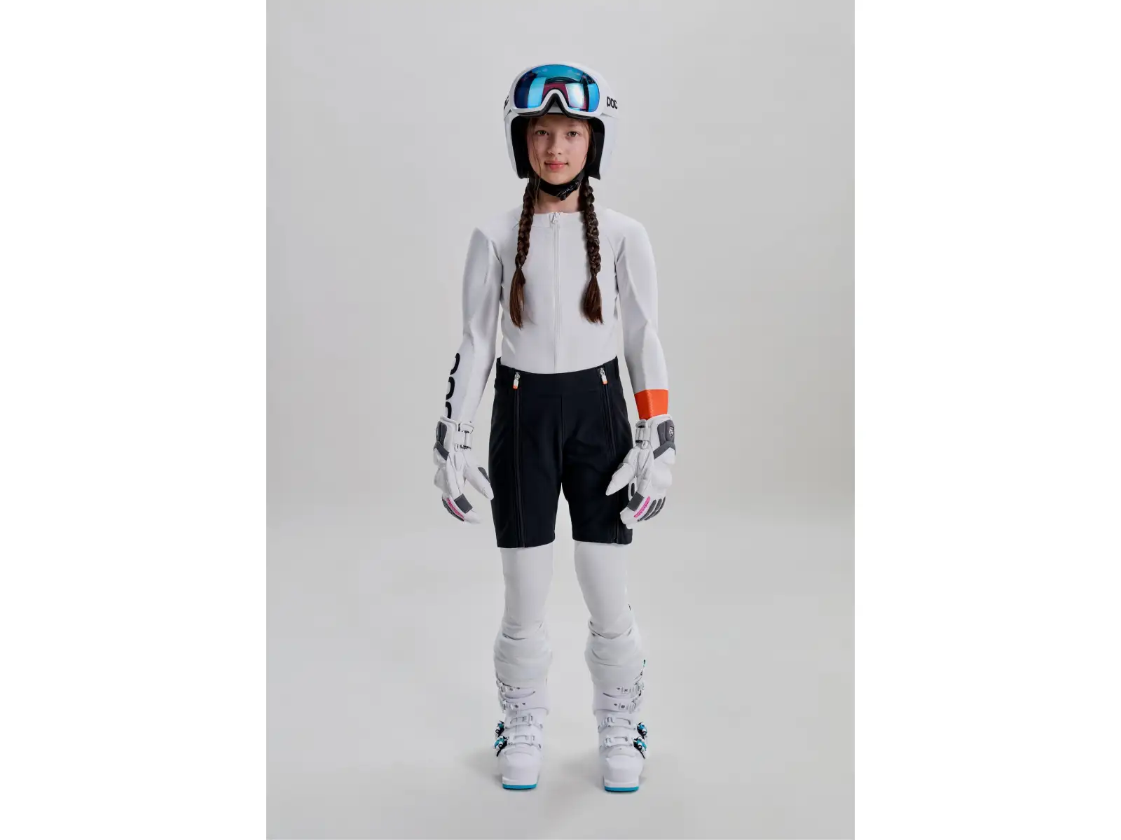 POC Race Shorts Jr dětské zateplené šortky Uranium Black