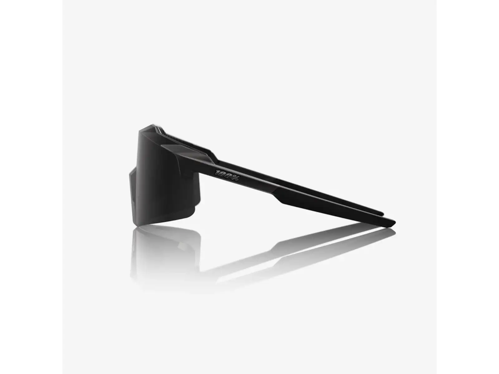 100% Aerocraft sluneční brýle Matte Black/Black Mirror