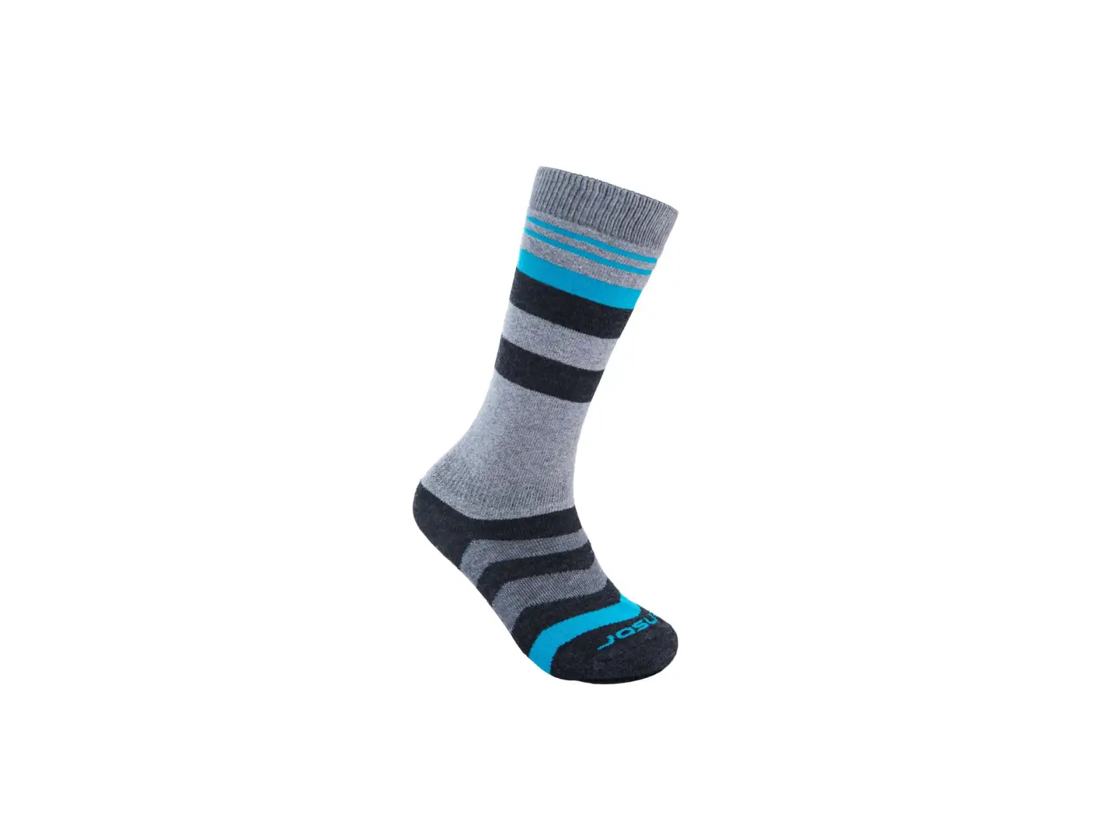 Sensor Slope Merino dětské ponožky šedá/černá/tyrkys