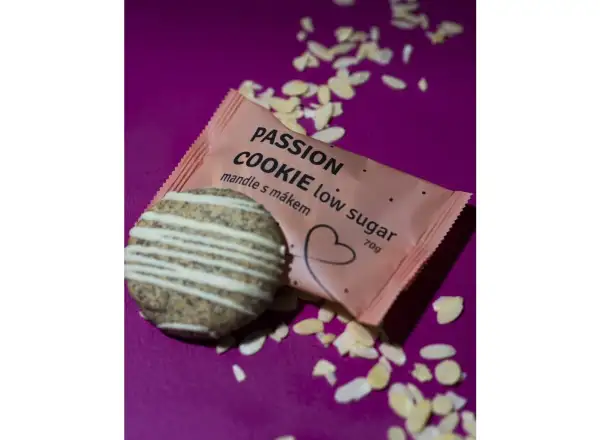 Passion Low sugar cookies Mandle s mákem 70g