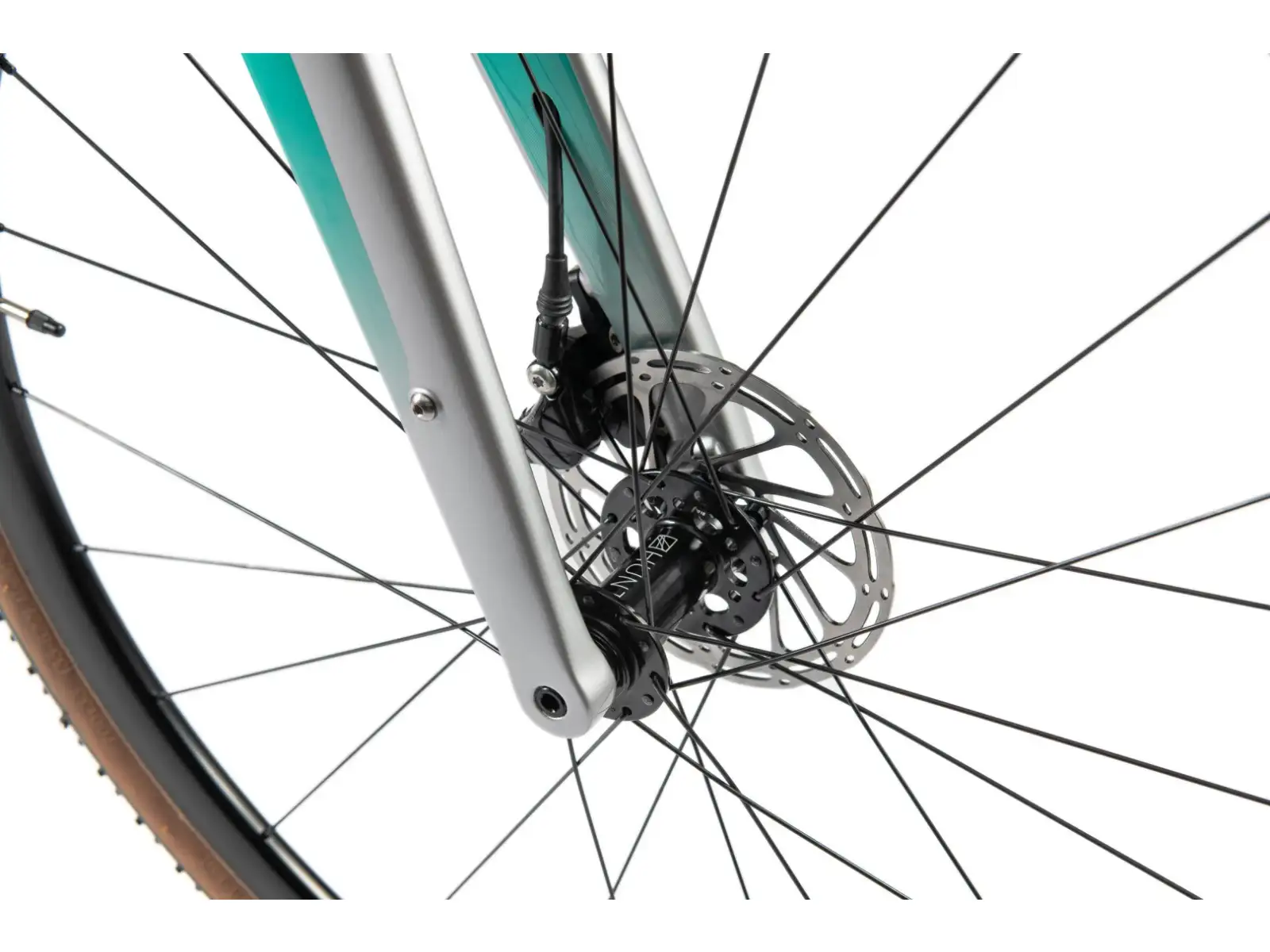 Bombtrack Tension 2 cyklokrosové kolo Glossy Grey / Green