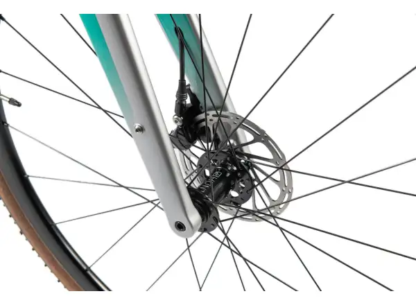 Bombtrack Tension 2 cyklokrosové kolo Glossy Grey / Green
