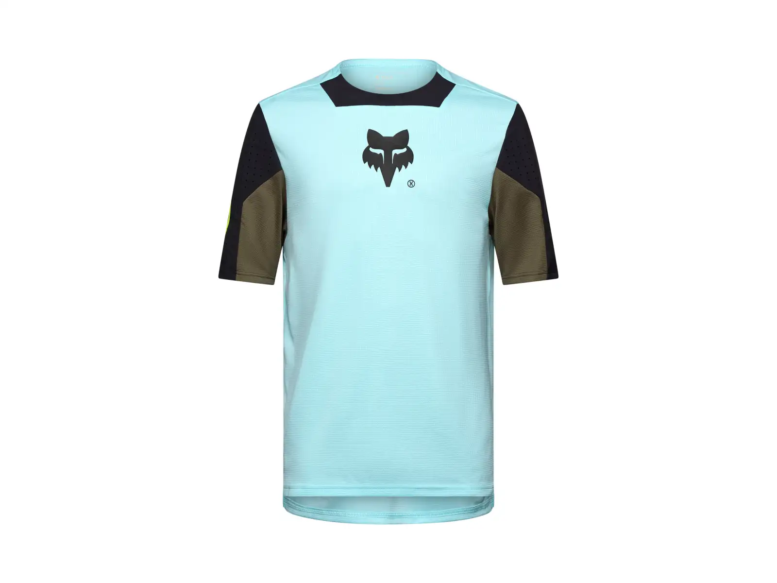 Fox Defend pánský dres krátký rukáv Light Blue