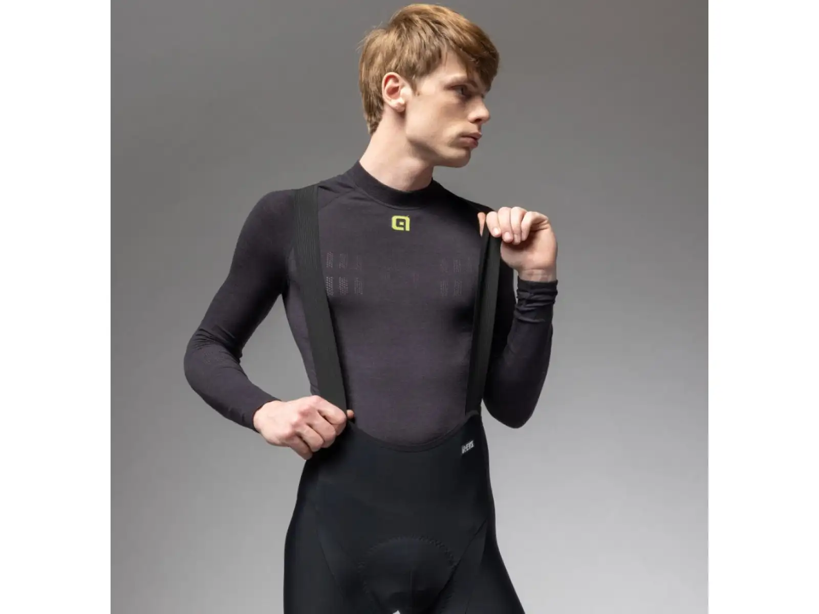 Alé R-EV1 Clima Warm Plus 2.0 pánské zimní kalhoty s laclem a vložkou Black