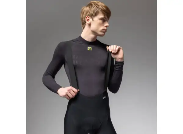 Alé R-EV1 Clima Warm Plus 2.0 pánské zimní kalhoty s laclem a vložkou Black