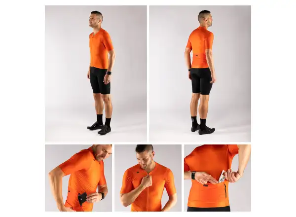 Force Mild pánský dres krátký rukáv oranžová
