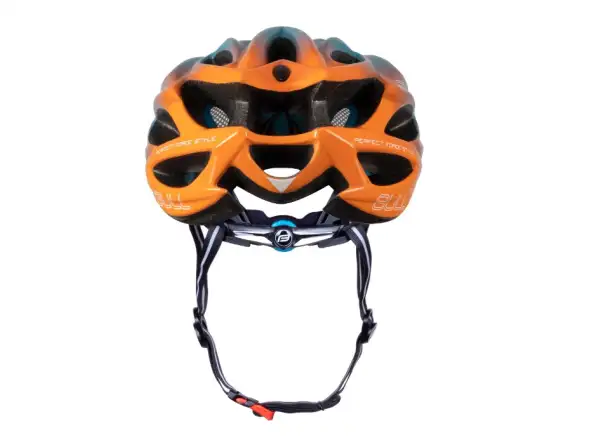 Force Bull Hue cyklistická přilba modrá/oranžová