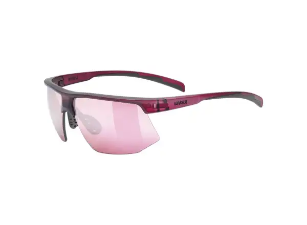 Uvex Aerios sportovní brýle Cranberry Matt/Mir. Rose