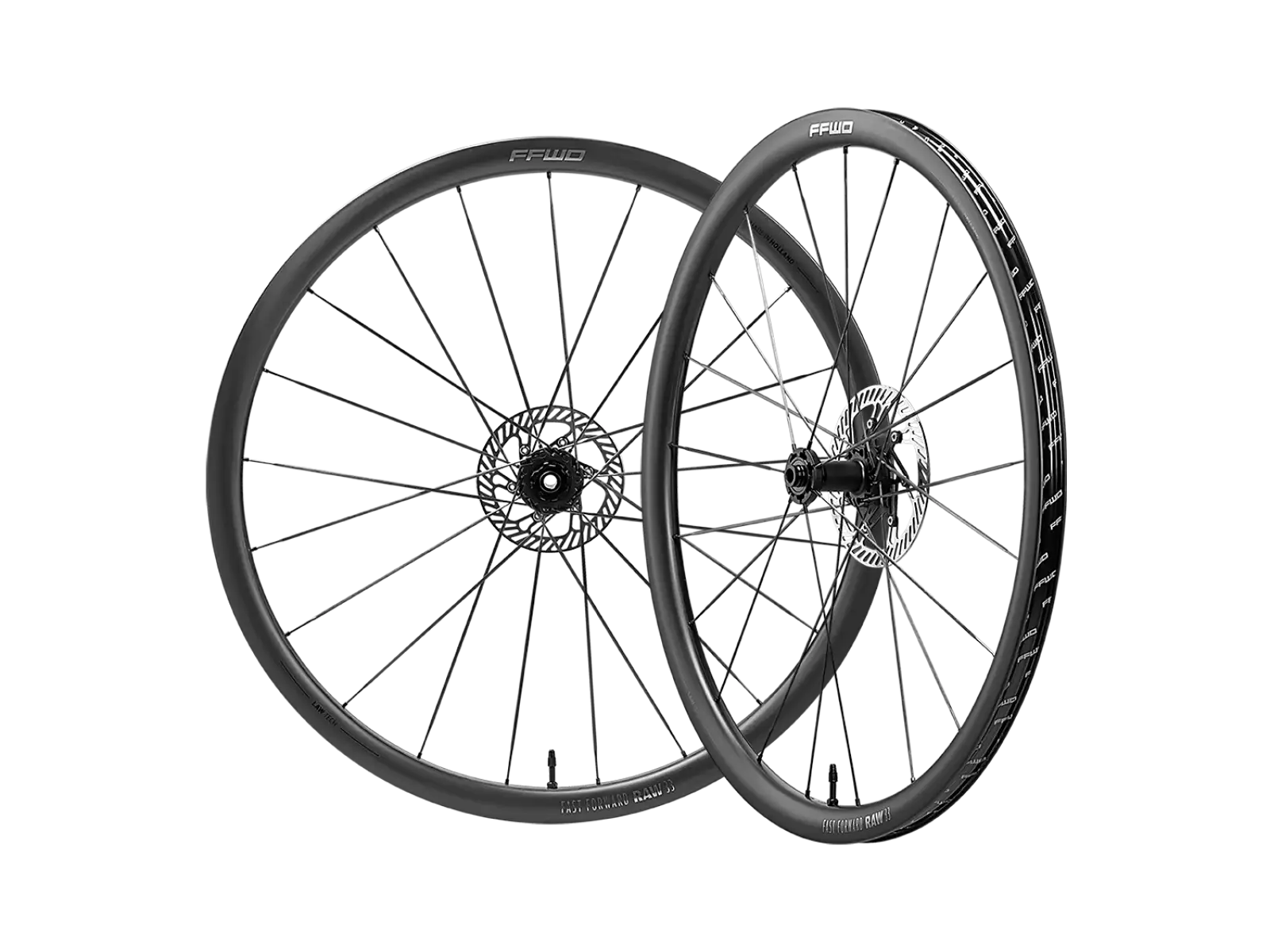 FFWD RAW CS 33 silniční vypletená kola Matt Black