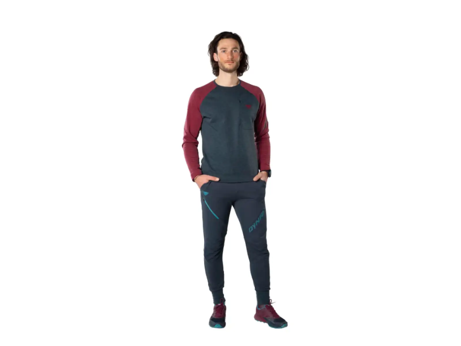 Dynafit 24/7 Polartec pánská mikina Burgundy