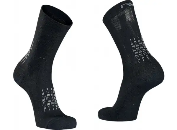 Northwave Fast Winter ponožky Black/Grey