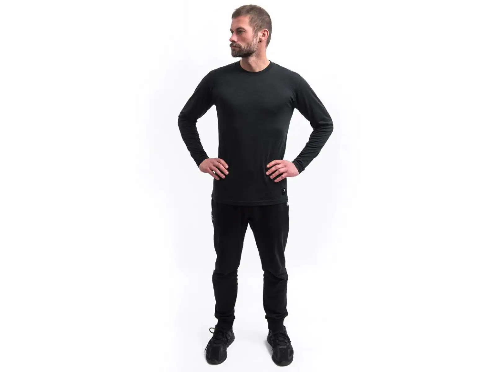 Sensor Merino Cordura pánské triko dlouhý rukáv Black