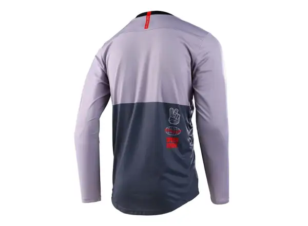 Troy Lee Designs Flowline Scripter pánský dres dlouhý rukáv charcoal