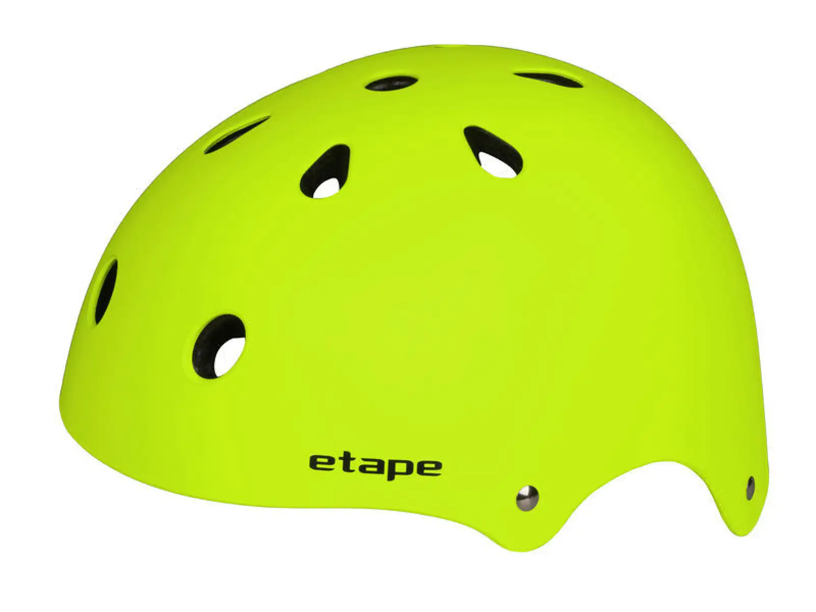 Etape Caddy dětská přilba žlutá fluo mat