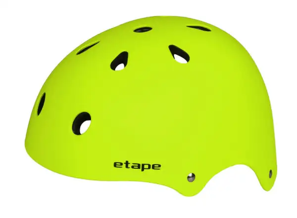 Etape Caddy dětská přilba žlutá fluo mat