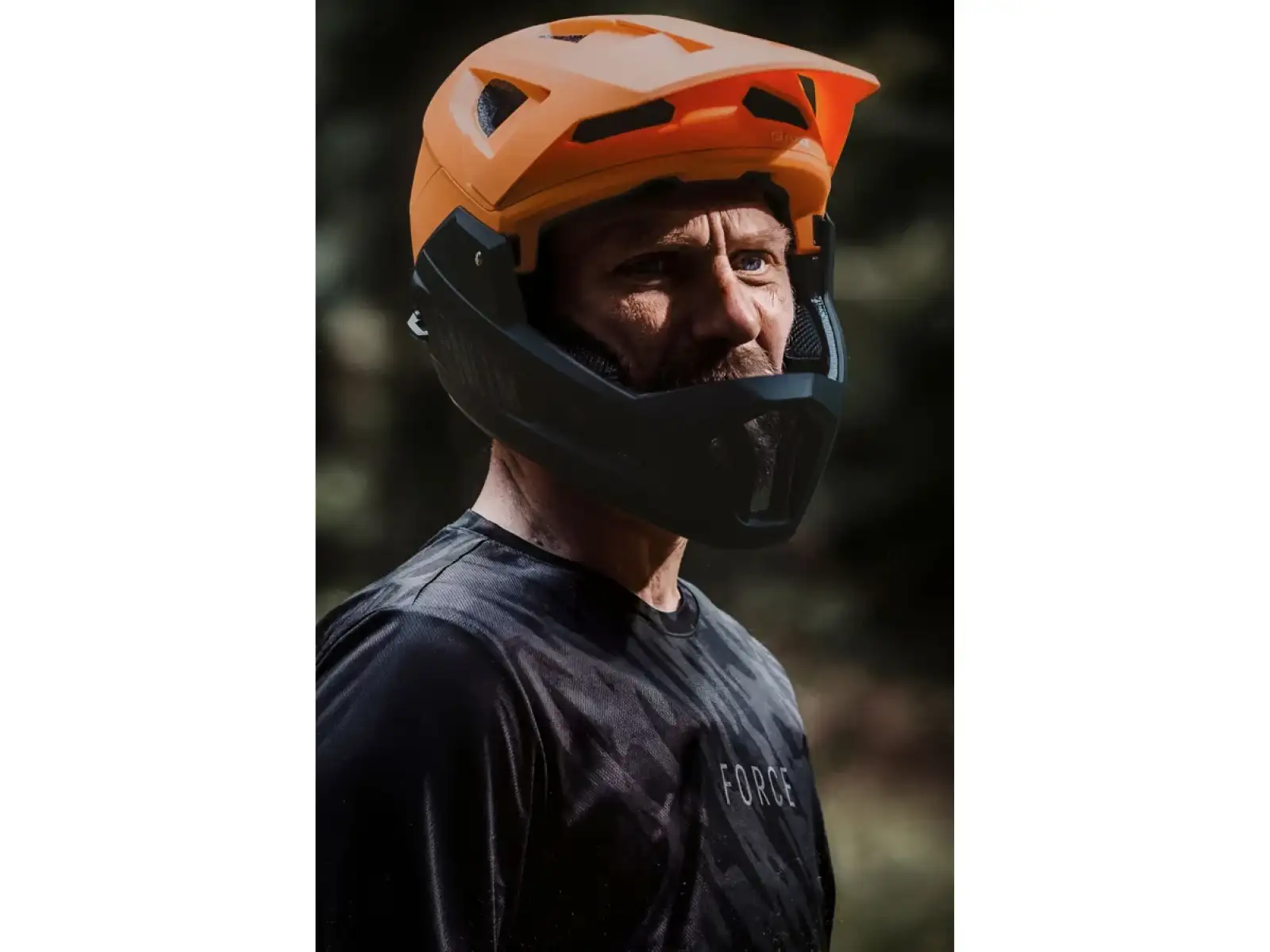 Force MTB Rules pánský dres krátky rukáv černá/šedá