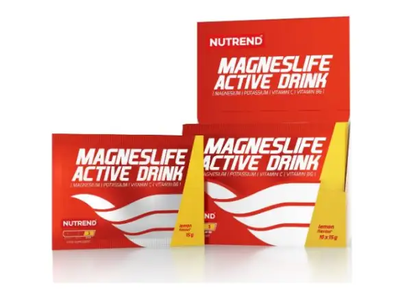 Nutrend Magneslife Active Drink balení 10ks po 15 g citron