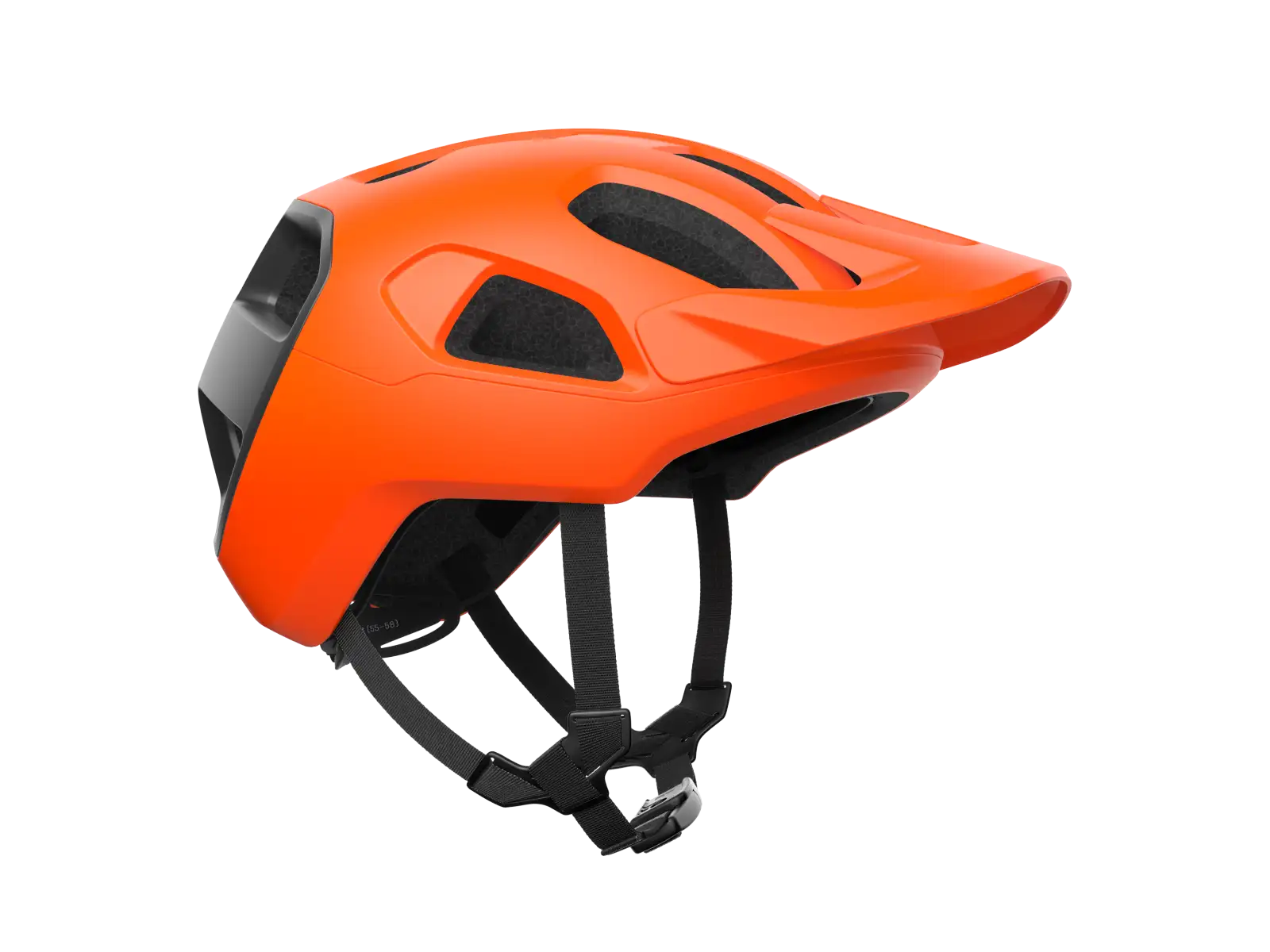 POC Cularis přilba Fluorescent Orange Matt/Uranium Black Matt
