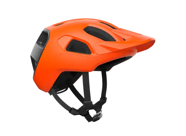POC Cularis přilba Fluorescent Orange Matt/Uranium Black Matt