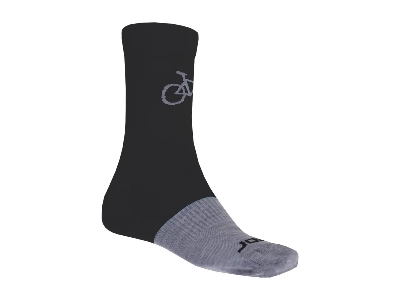 Sensor Tour Merino ponožky černá/šedá