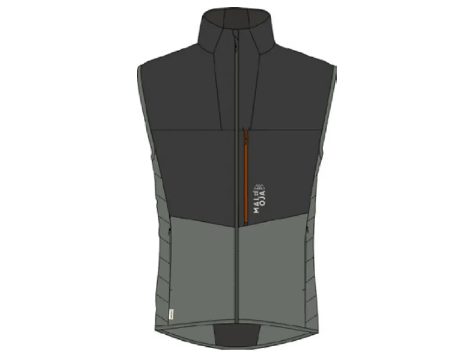Maloja SigotM. pánská vesta Deep Black Multi