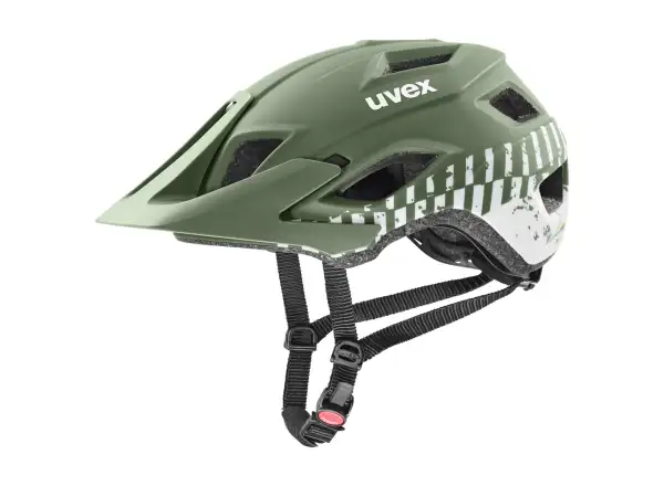 Uvex Access přilba Moss Green/White Matt