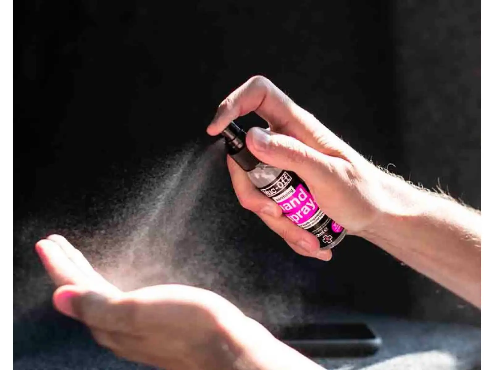 Muc Off Sanitising Hand Spray antibakteriální sprej na ruce 32 ml