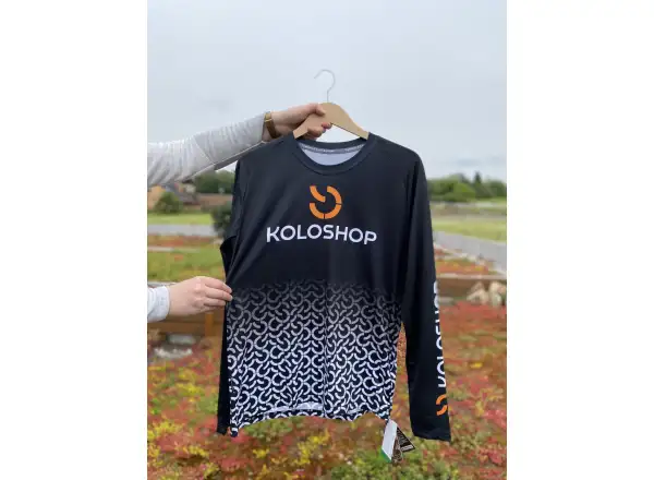 Koloshop Sensor pánský dres dlouhý rukáv Black