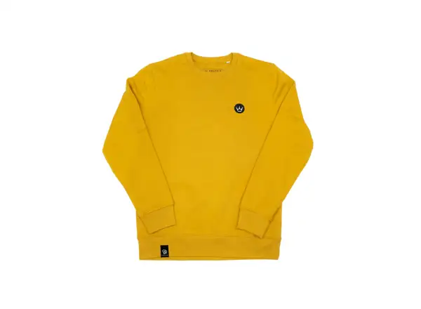 Peatys Embroidered Crew Jumper pánský svetr Crown / Ochre