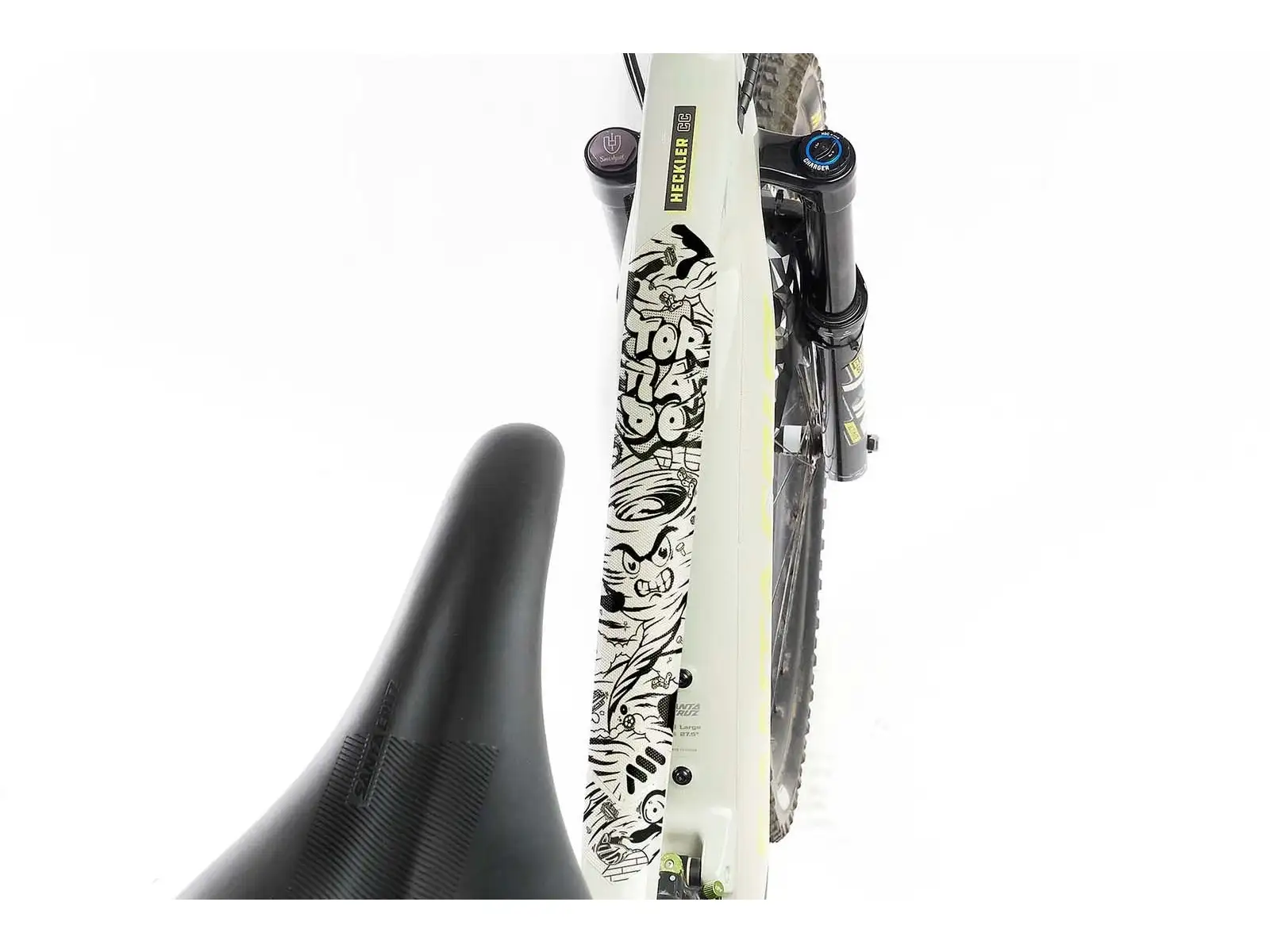 All Mountain Style ochranné polepy na rám Extra Tornado Black