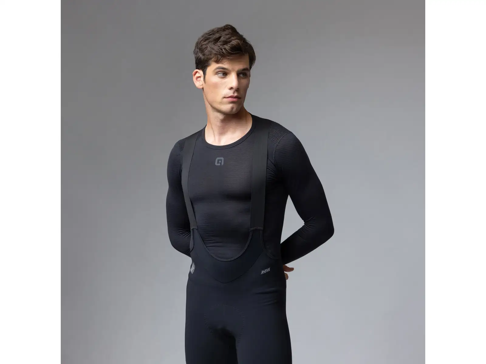 Alé R-EV1 Thermo Shield pánské zimní cyklistické kalhoty Black