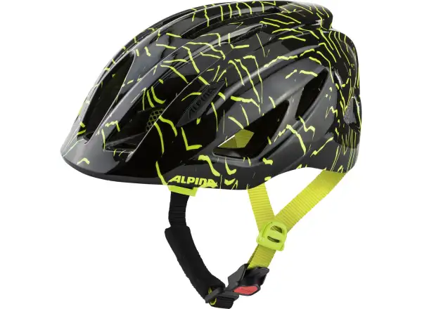 Alpina Pico dětská přilba Black-Neon Yellow Gloss