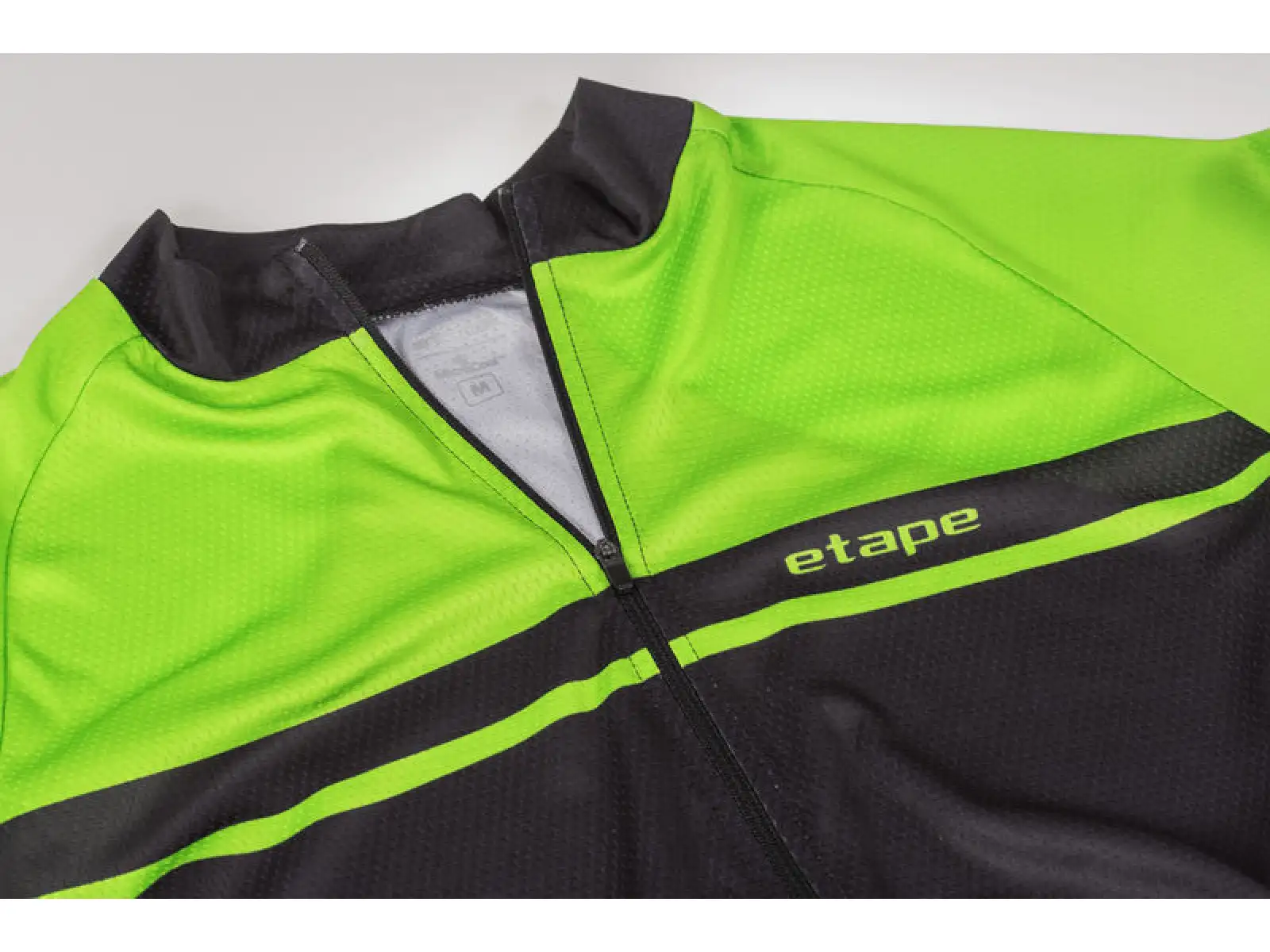 Etape DREAM pánský dres krátký rukáv černá/zelená