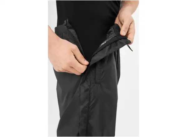 Viking Active Line Rainier pánské celorozepínací kalhoty Black
