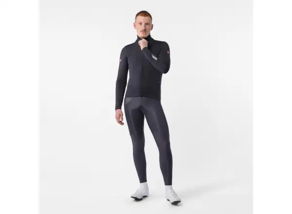Castelli Alpha 150 Jacket pánská bunda Light Black/Black